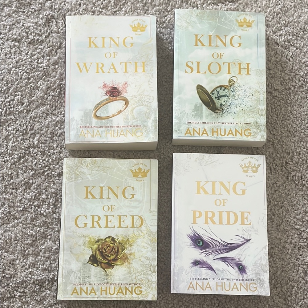 King of Wrath, Sloth, Greed, and Pride Book Set